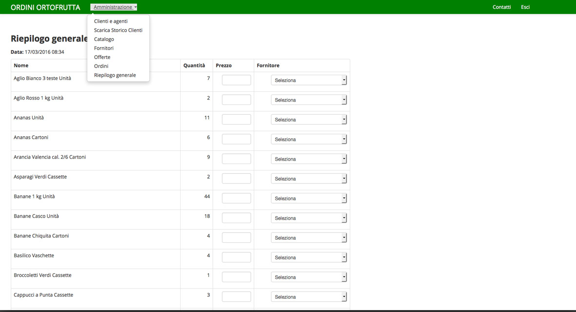 Gestionale Ortofrutta